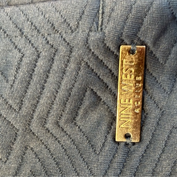 Nine West Navy Textured Joggers - Picture 11 of 11